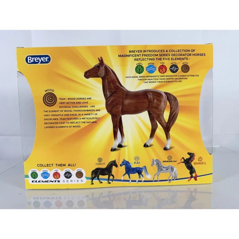 Breyer Classics Freedom‎ Series Elements TEAK Wood Horse NIB!